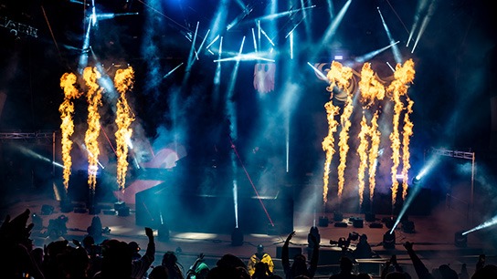 Zingara and Level Up combined forces to bring the Parallel Spirits tour to Red Rocks (Photos: Gerardo Federico)