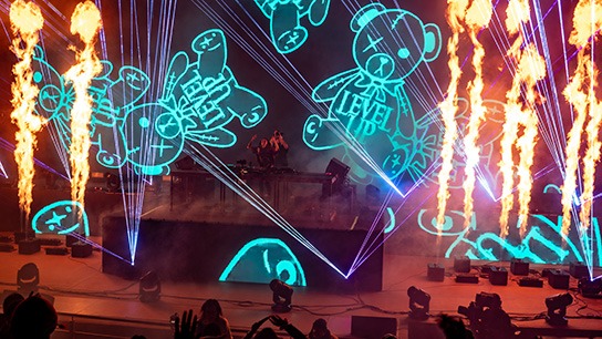 Zingara and Level Up combined forces to bring the Parallel Spirits tour to Red Rocks (Photos: Gerardo Federico)