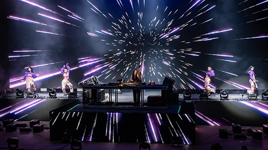 Zingara and Level Up combined forces to bring the Parallel Spirits tour to Red Rocks (Photos: Gerardo Federico)