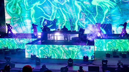 Zingara and Level Up combined forces to bring the Parallel Spirits tour to Red Rocks (Photos: Gerardo Federico)