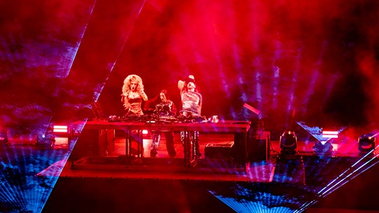 Zingara and Level Up combined forces to bring the Parallel Spirits tour to Red Rocks (Photos: Gerardo Federico)