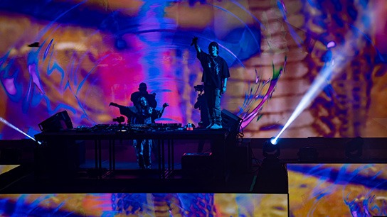 Zingara and Level Up combined forces to bring the Parallel Spirits tour to Red Rocks (Photos: Gerardo Federico)