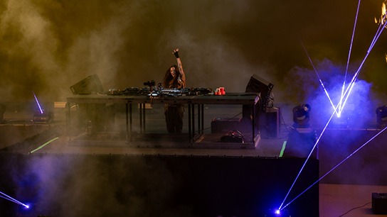Zingara and Level Up combined forces to bring the Parallel Spirits tour to Red Rocks (Photos: Gerardo Federico)