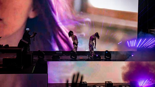 Zingara and Level Up combined forces to bring the Parallel Spirits tour to Red Rocks (Photos: Gerardo Federico)