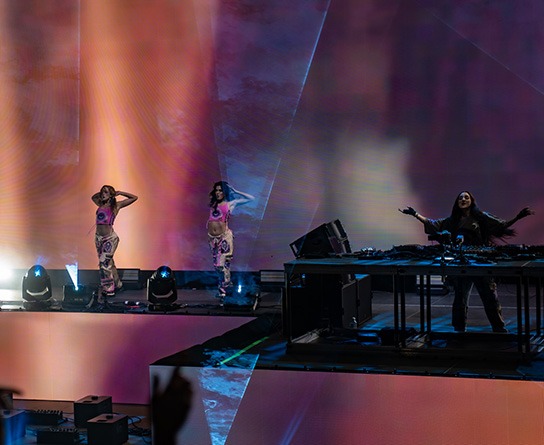 Zingara and Level Up combined forces to bring the Parallel Spirits tour to Red Rocks (Photos: Gerardo Federico)
