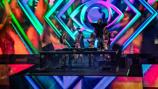 Zingara and Level Up combined forces to bring the Parallel Spirits tour to Red Rocks (Photos: Gerardo Federico)