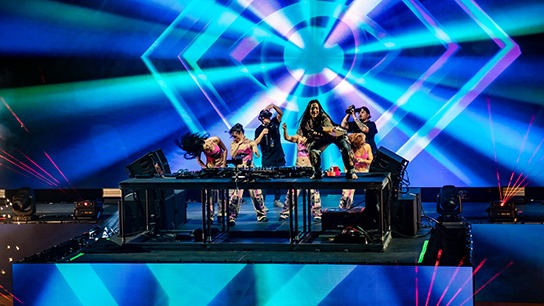 Zingara and Level Up combined forces to bring the Parallel Spirits tour to Red Rocks (Photos: Gerardo Federico)