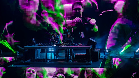 Zingara and Level Up combined forces to bring the Parallel Spirits tour to Red Rocks (Photos: Gerardo Federico)