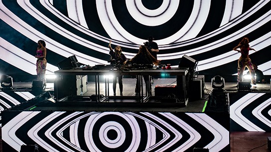 Zingara and Level Up combined forces to bring the Parallel Spirits tour to Red Rocks (Photos: Gerardo Federico)