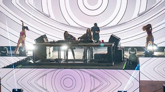 Zingara and Level Up combined forces to bring the Parallel Spirits tour to Red Rocks (Photos: Gerardo Federico)