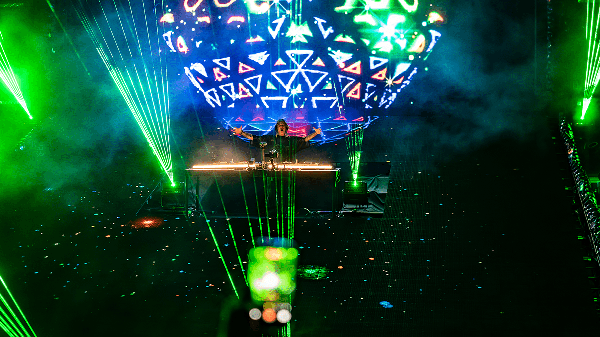 LSDREAM Turned Red Rocks Into a Bass-Filled Cosmic Playground (Photos: Gerardo Federico)