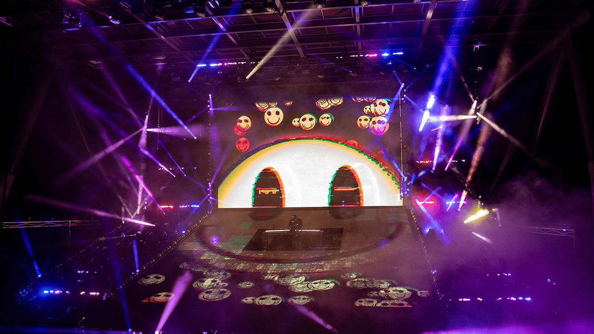 LSDREAM Turned Red Rocks Into a Bass-Filled Cosmic Playground (Photos: Gerardo Federico)