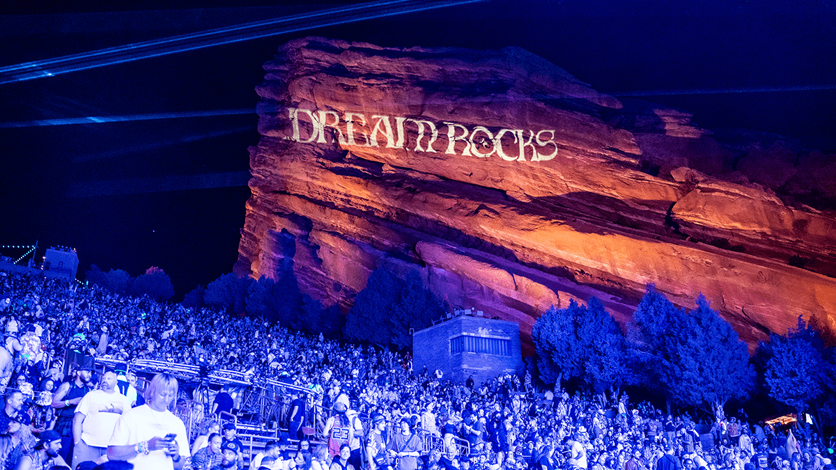 LSDREAM Turned Red Rocks Into a Bass-Filled Cosmic Playground (Photos: Gerardo Federico)