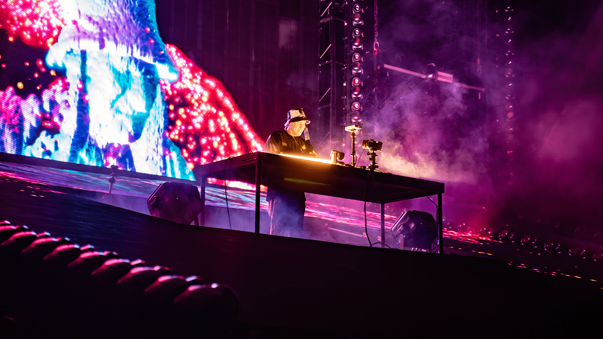 LSDREAM Turned Red Rocks Into a Bass-Filled Cosmic Playground (Photos: Gerardo Federico)