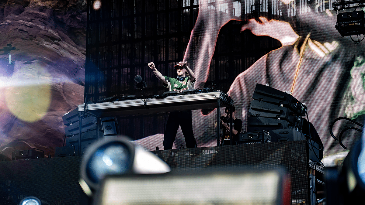 Wooli brought their unique briddim to Red Rocks last Sunday night (Photos: Gerardo Federico)