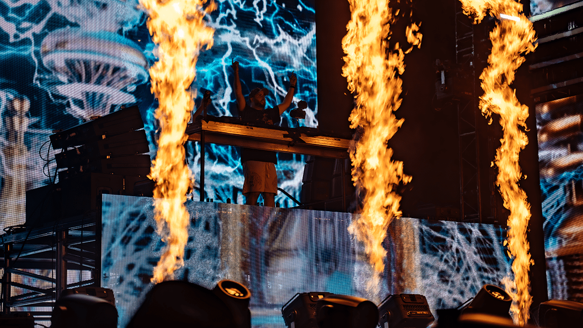 Wooli brought their unique briddim to Red Rocks last Sunday night (Photos: Gerardo Federico)