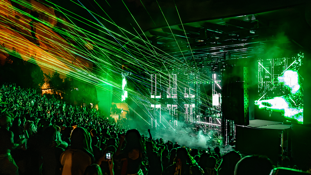 Wooli brought their unique briddim to Red Rocks last Sunday night (Photos: Gerardo Federico)