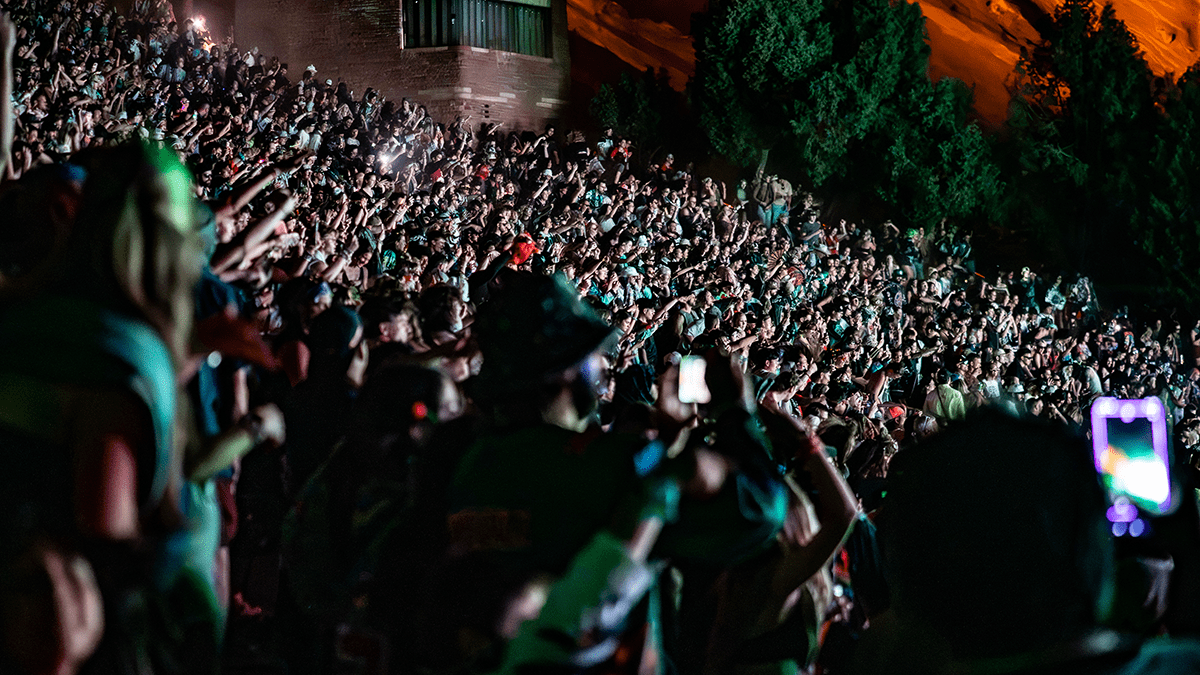 Wooli brought their unique briddim to Red Rocks last Sunday night (Photos: Gerardo Federico)
