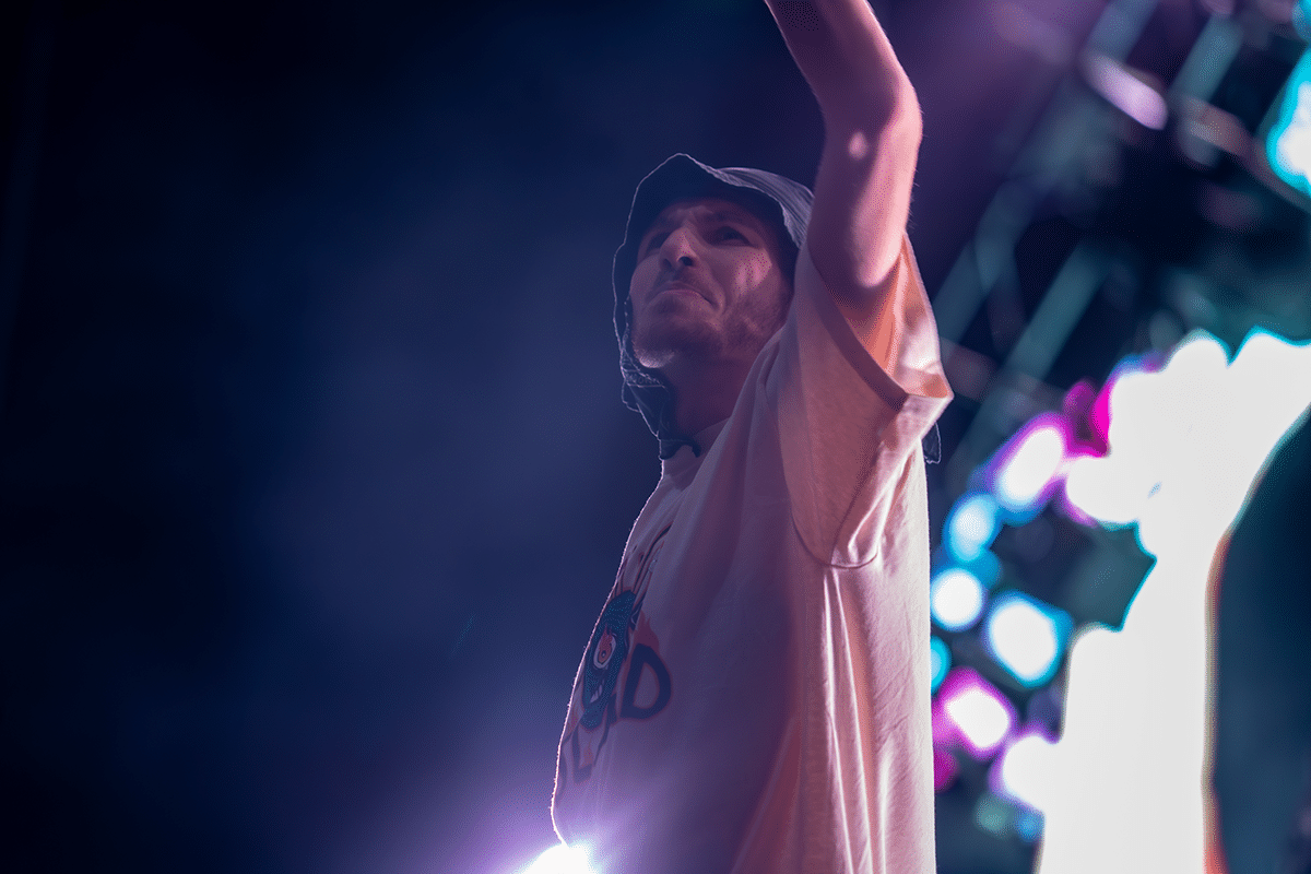 Levity erupted fri=om their own volcano at red Rocks, and the whole place exploded. (Photos: Gerardo Federico)