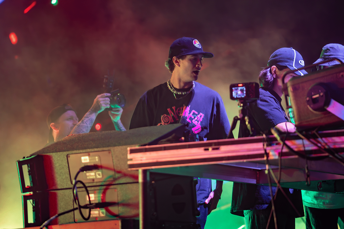 Levity erupted fri=om their own volcano at red Rocks, and the whole place exploded. (Photos: Gerardo Federico)