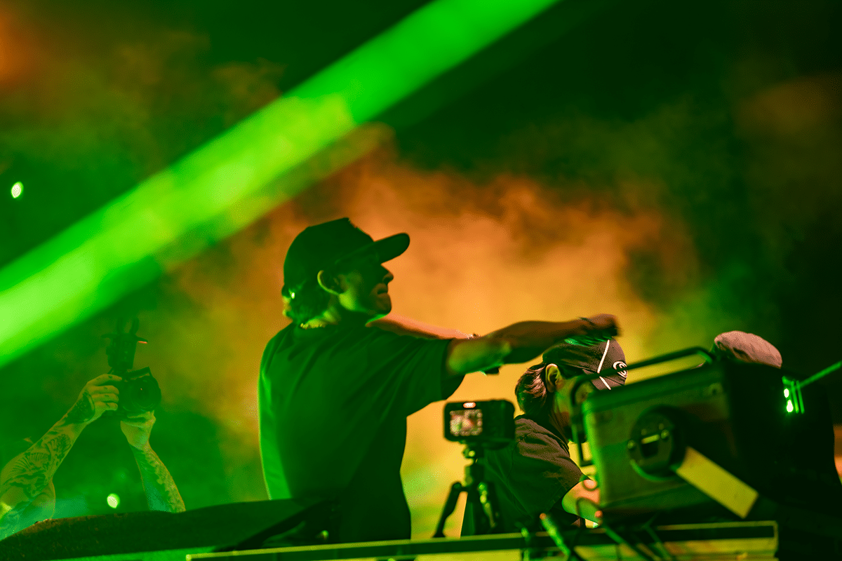 Levity erupted fri=om their own volcano at red Rocks, and the whole place exploded. (Photos: Gerardo Federico)