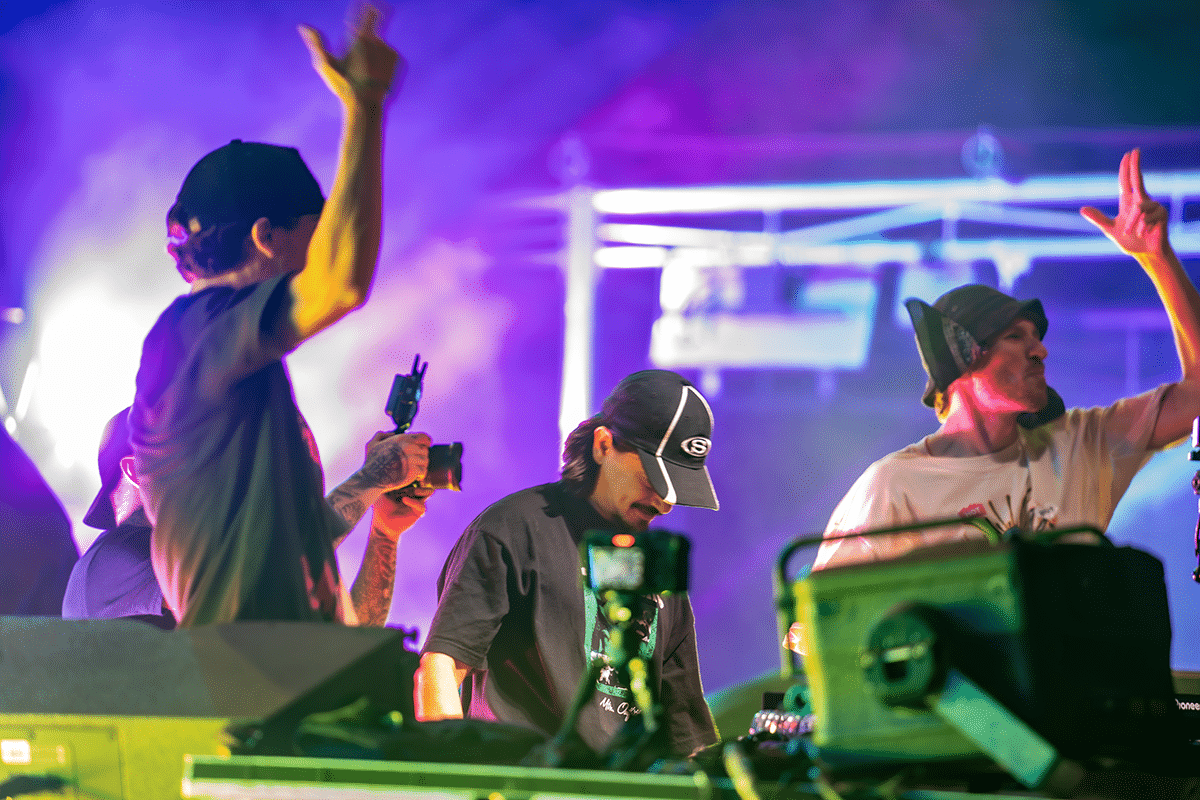 Levity erupted fri=om their own volcano at red Rocks, and the whole place exploded. (Photos: Gerardo Federico)