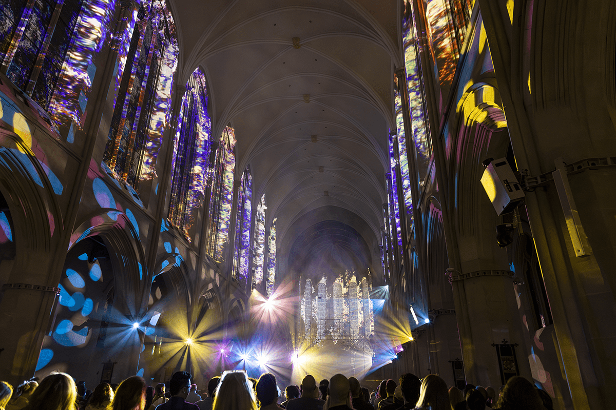 On June 11, CELESTIA made its world premiere at St John's Cathedral in Denver (Photos: Zack Hartman)