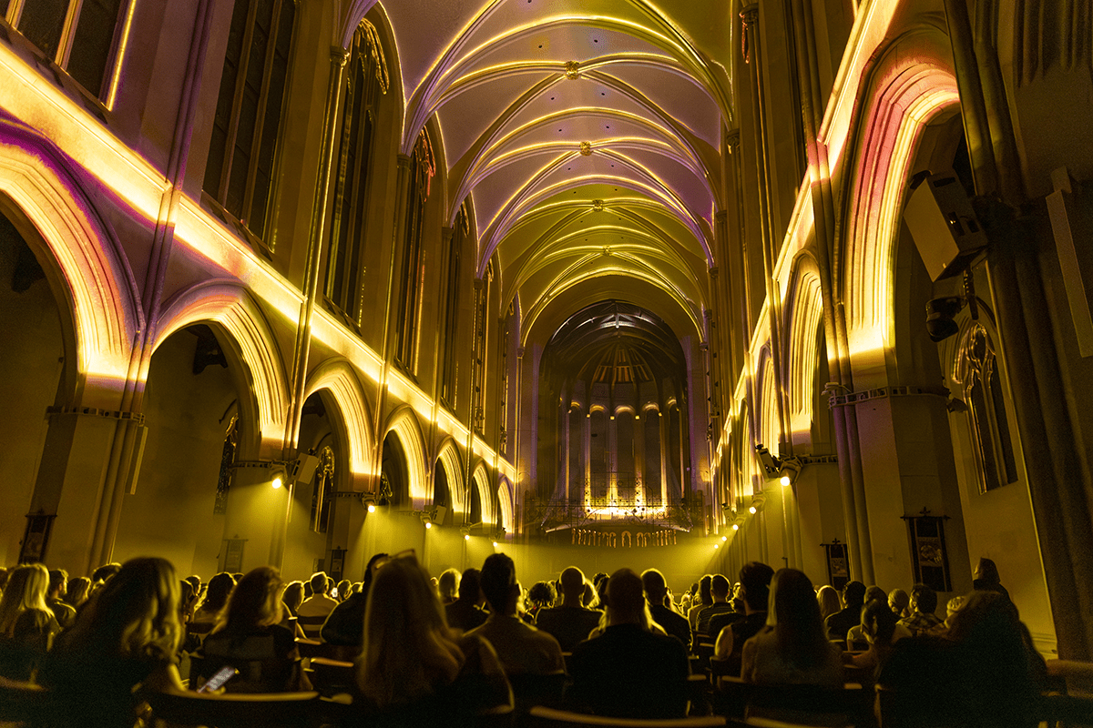 On June 11, CELESTIA made its world premiere at St John's Cathedral in Denver (Photos: Zack Hartman)
