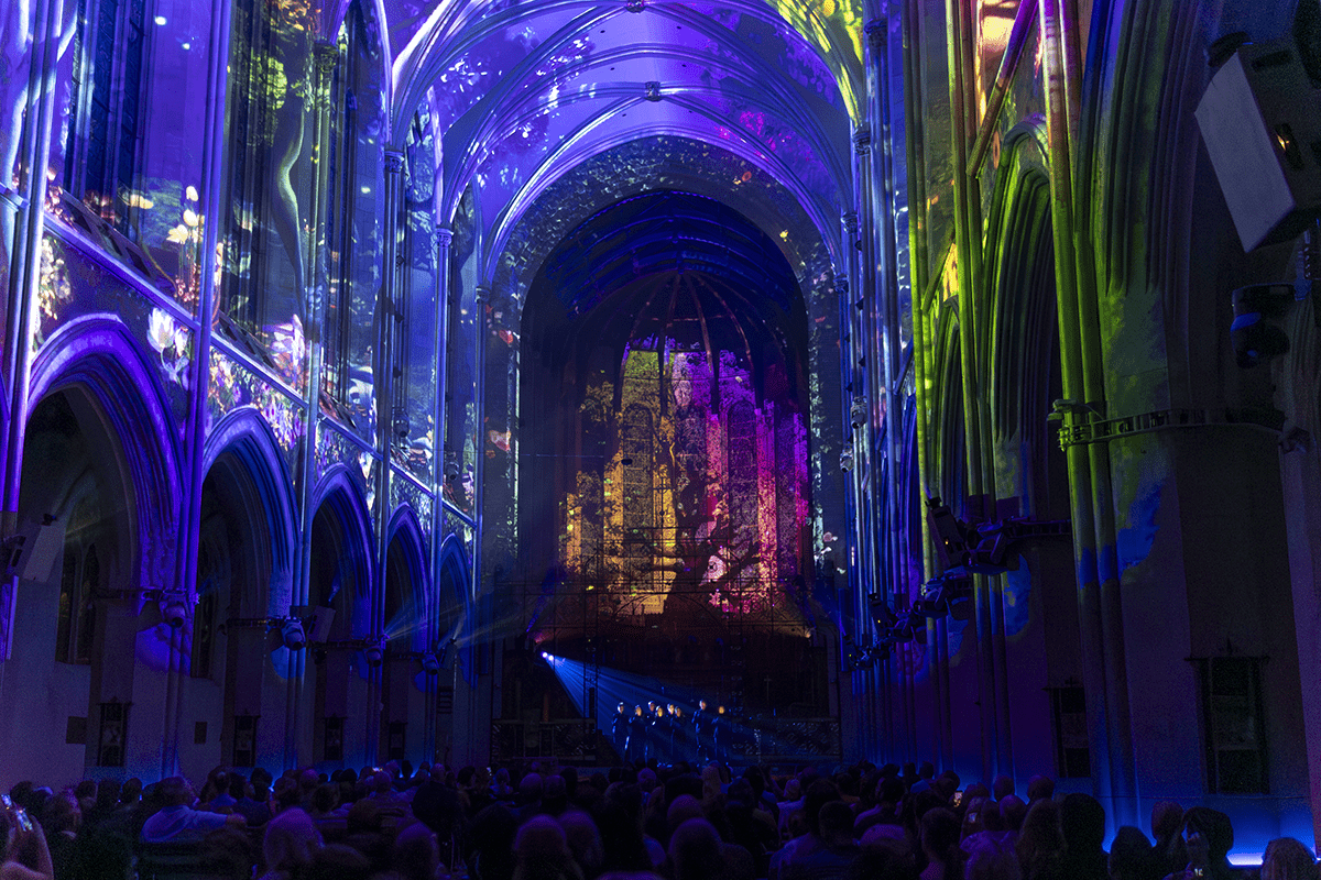 On June 11, CELESTIA made its world premiere at St John's Cathedral in Denver (Photos: Zack Hartman)