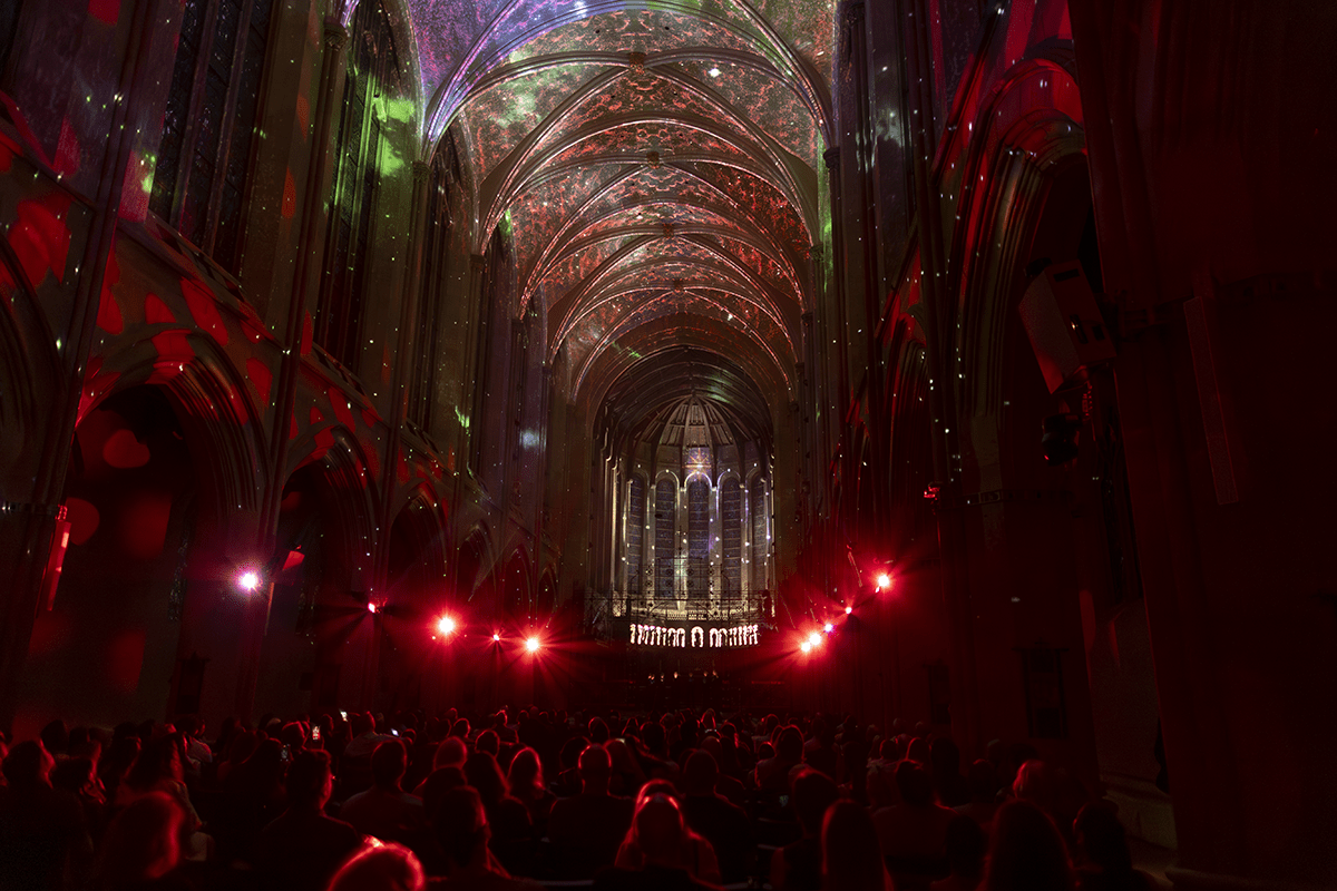 On June 11, CELESTIA made its world premiere at St John's Cathedral in Denver (Photos: Zack Hartman)