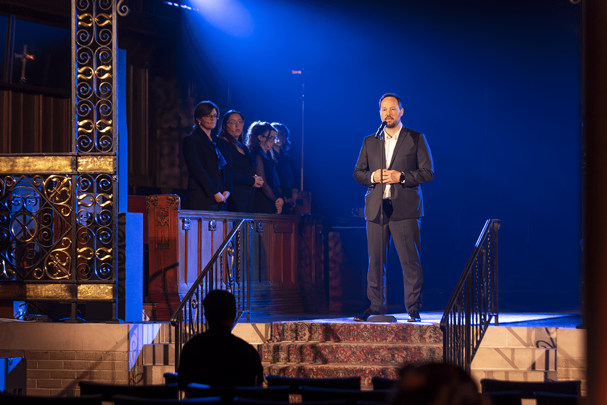 On June 11, CELESTIA made its world premiere at St John's Cathedral in Denver (Photos: Zack Hartman)