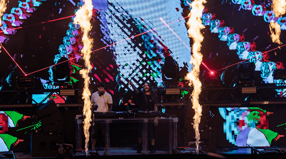 From start to finish Excision brought out the feral energy that needed its release. (Photos: Gerardo Federico)