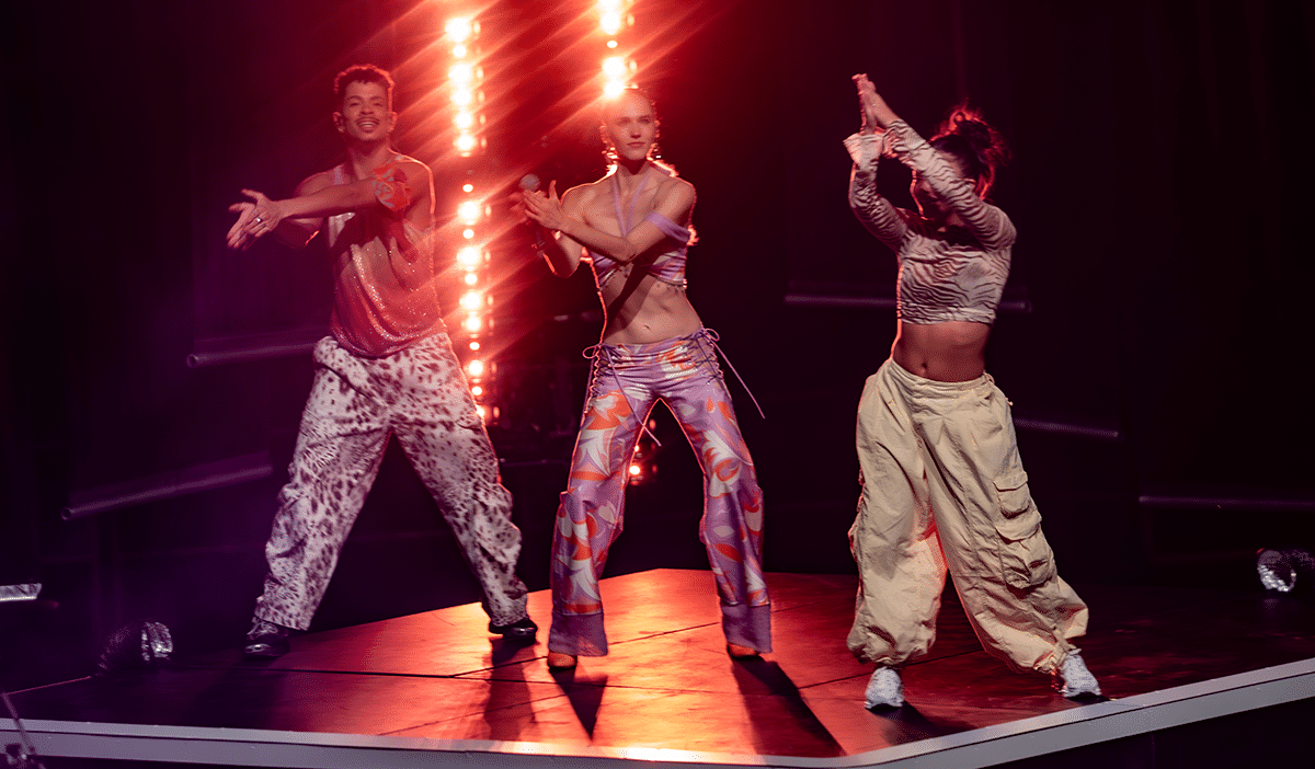 SOFI TUKKER came out ready to move last Thursday, and Red Rocks responded. (Photos: Gerardo Federico)