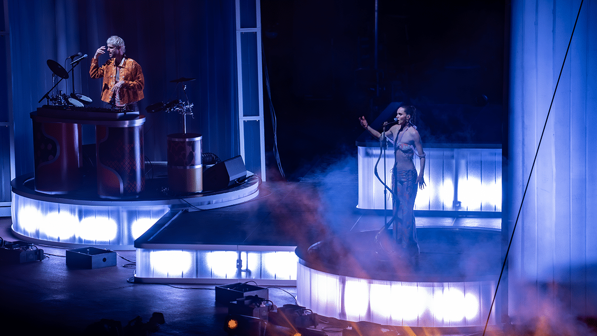 SOFI TUKKER came out ready to move last Thursday, and Red Rocks responded. (Photos: Gerardo Federico)
